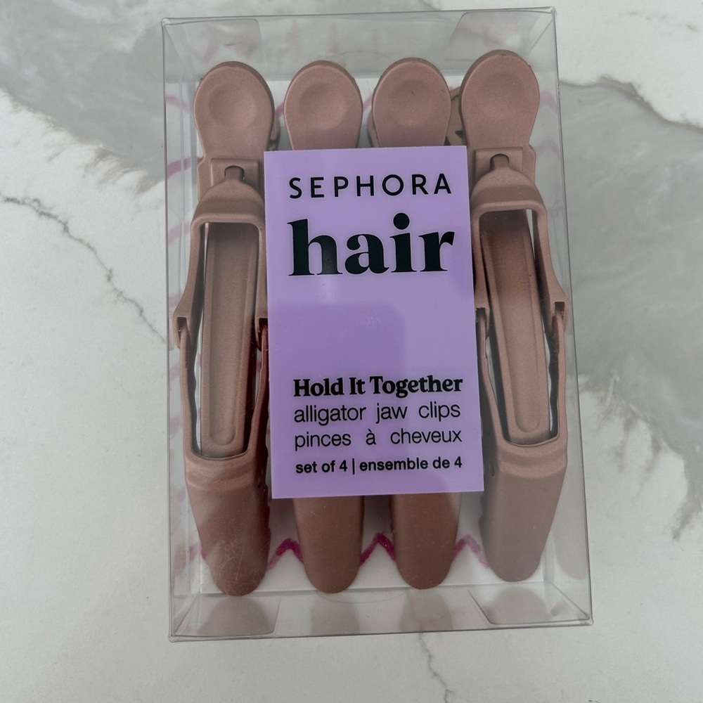 NIB Sephora Alligator Hair Clips